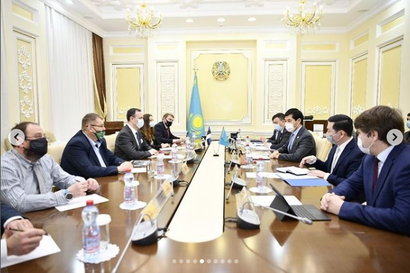 Встреча с Чрезвычайным и Полномочным Послом Эстонской Республики в Республике Казахстан Тоомасом Тирсом
